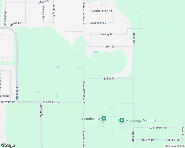 map of restaurants, bars, coffee shops, grocery stores, and more near 119 Mulkey Road in Waxahachie