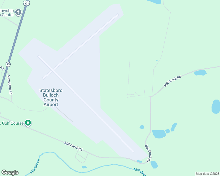 map of restaurants, bars, coffee shops, grocery stores, and more near Mikell Lane in Statesboro