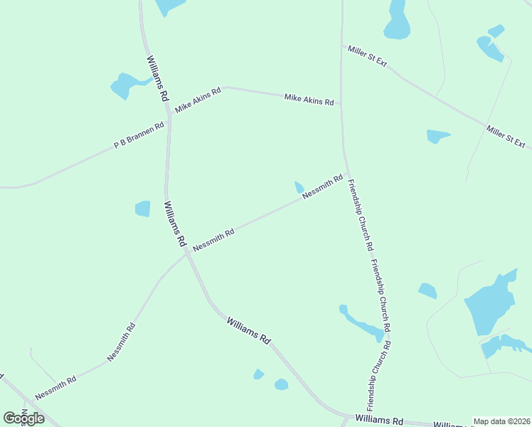 map of restaurants, bars, coffee shops, grocery stores, and more near 4397 Nesmith Road in Statesboro