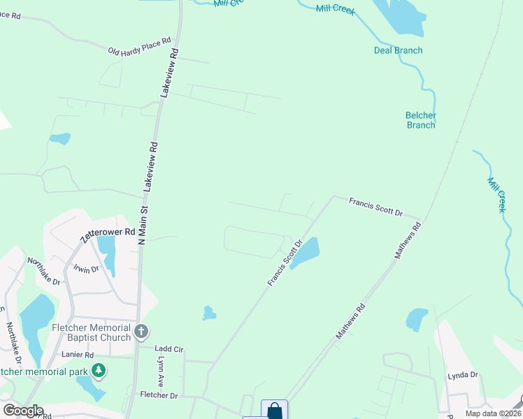 map of restaurants, bars, coffee shops, grocery stores, and more near 609 Timber Ridge Drive in Statesboro