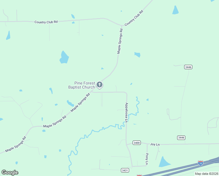 map of restaurants, bars, coffee shops, grocery stores, and more near 900 Appaloosa Lane in Hallsville