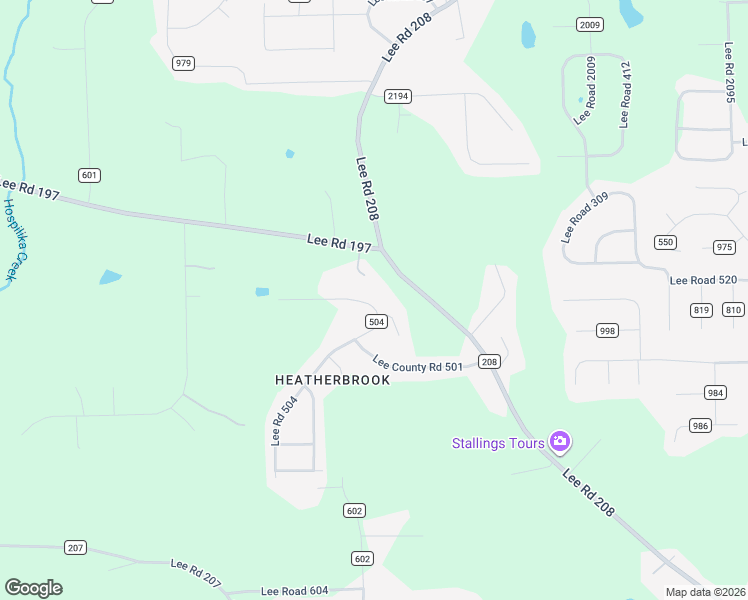 map of restaurants, bars, coffee shops, grocery stores, and more near 147 Co Road 504 in Phenix City