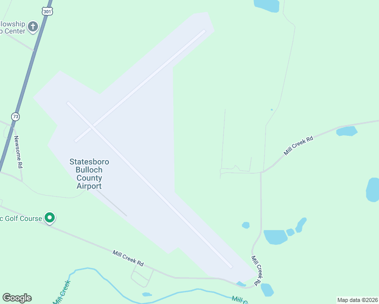 map of restaurants, bars, coffee shops, grocery stores, and more near Mikell Lane in Statesboro