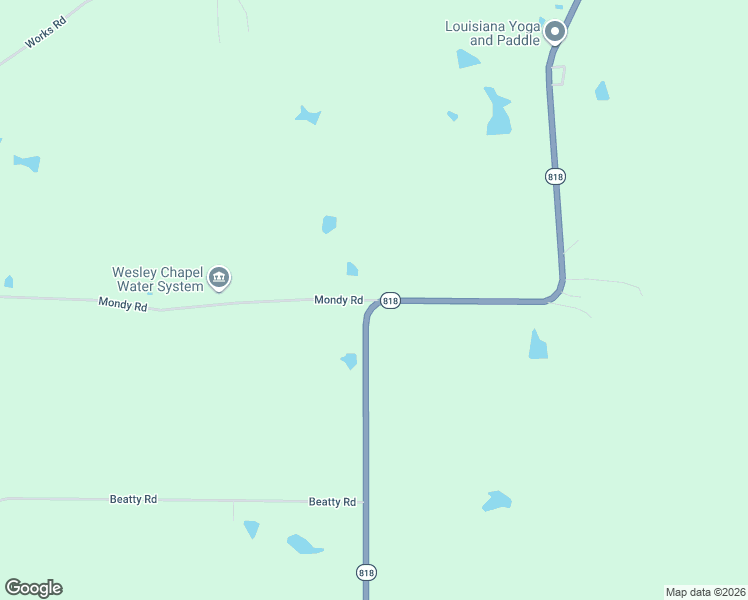 map of restaurants, bars, coffee shops, grocery stores, and more near State Highway 818 in Ruston