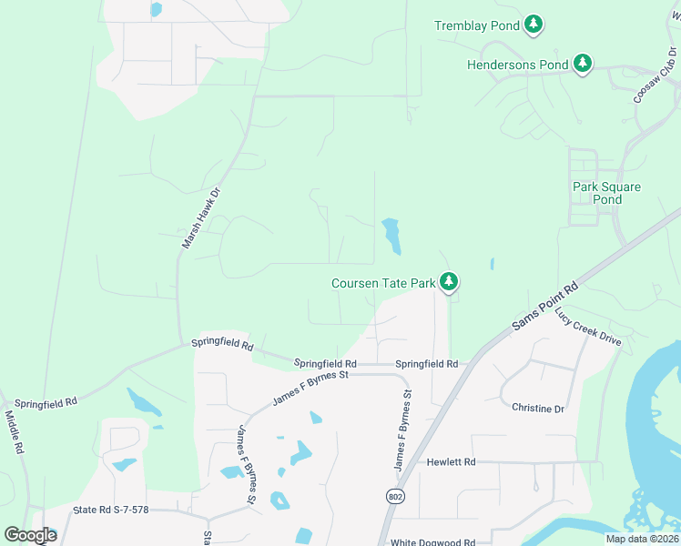 map of restaurants, bars, coffee shops, grocery stores, and more near 12 Arbor Victory Road in Beaufort