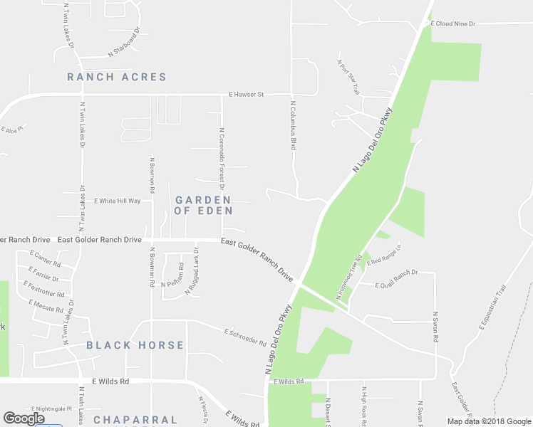 map of restaurants, bars, coffee shops, grocery stores, and more near 4240 East White Hill Way in Tucson
