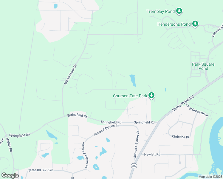 map of restaurants, bars, coffee shops, grocery stores, and more near 12 Arbor Victory Road in Beaufort
