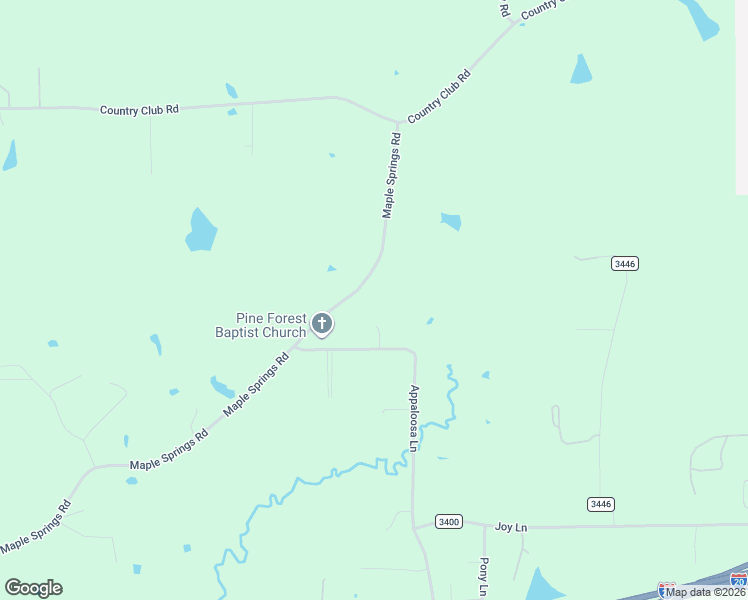 map of restaurants, bars, coffee shops, grocery stores, and more near 838 Appaloosa Lane in Hallsville