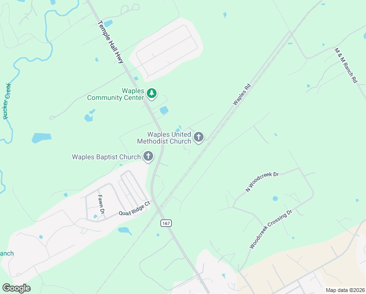 map of restaurants, bars, coffee shops, grocery stores, and more near 4215 Waples Road in Granbury