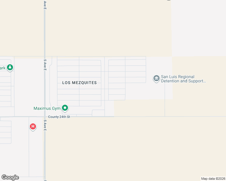 map of restaurants, bars, coffee shops, grocery stores, and more near County 24th Street in Somerton