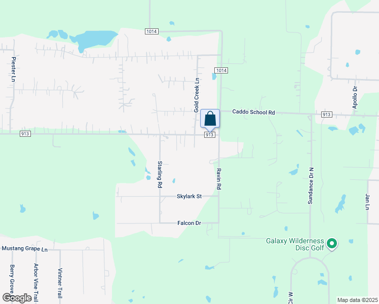map of restaurants, bars, coffee shops, grocery stores, and more near 3733 County Road 913 in Joshua