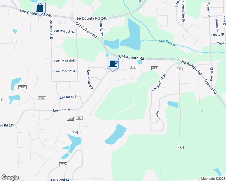 map of restaurants, bars, coffee shops, grocery stores, and more near Wilson Dr in Phenix City