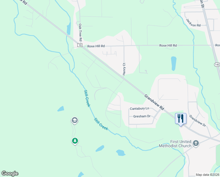 map of restaurants, bars, coffee shops, grocery stores, and more near Burke Road in Millbrook