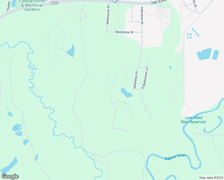 map of restaurants, bars, coffee shops, grocery stores, and more near 641 Rose Lane in Longview