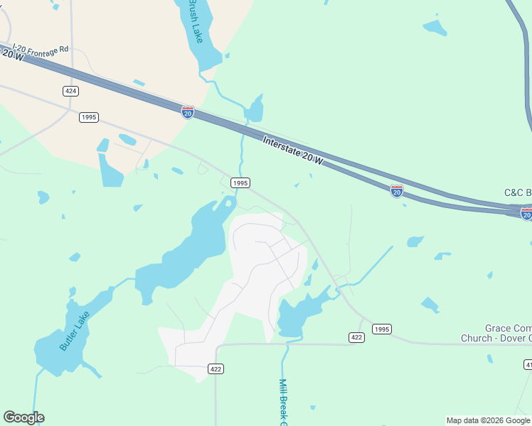 map of restaurants, bars, coffee shops, grocery stores, and more near 24070 Sun Ridge Road in Lindale