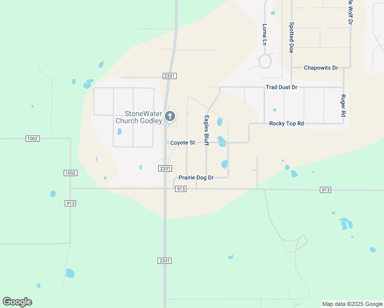 map of restaurants, bars, coffee shops, grocery stores, and more near 12520 Yellowstone Street in Godley
