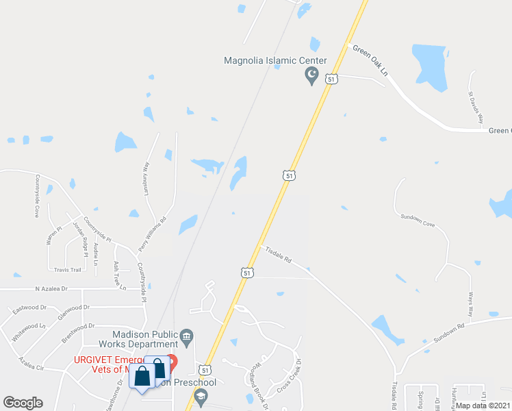 map of restaurants, bars, coffee shops, grocery stores, and more near 1367 U.S. 51 in Madison