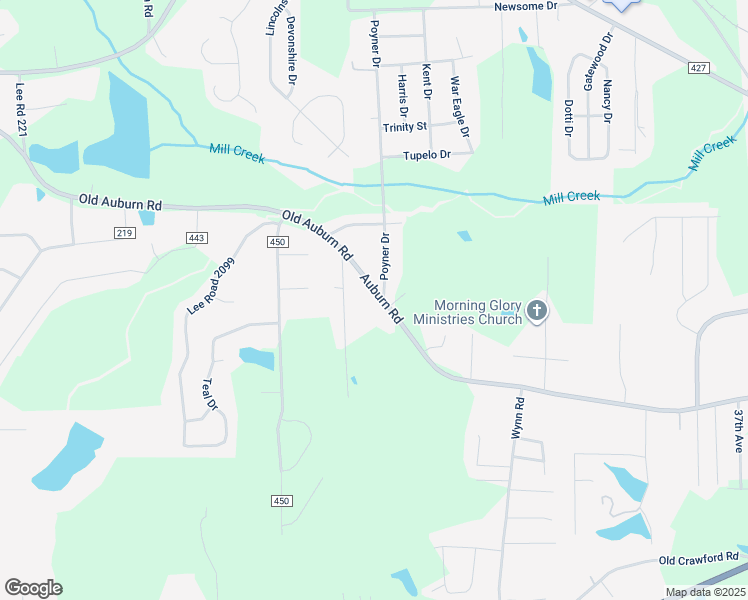 map of restaurants, bars, coffee shops, grocery stores, and more near 4701 Auburn Road in Phenix City