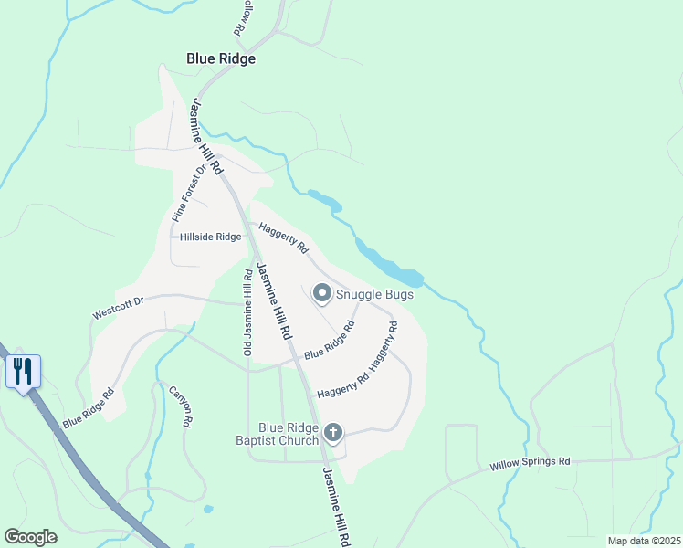map of restaurants, bars, coffee shops, grocery stores, and more near 638 Haggerty Road in Wetumpka