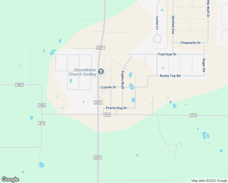 map of restaurants, bars, coffee shops, grocery stores, and more near 12520 Yellowstone Street in Godley