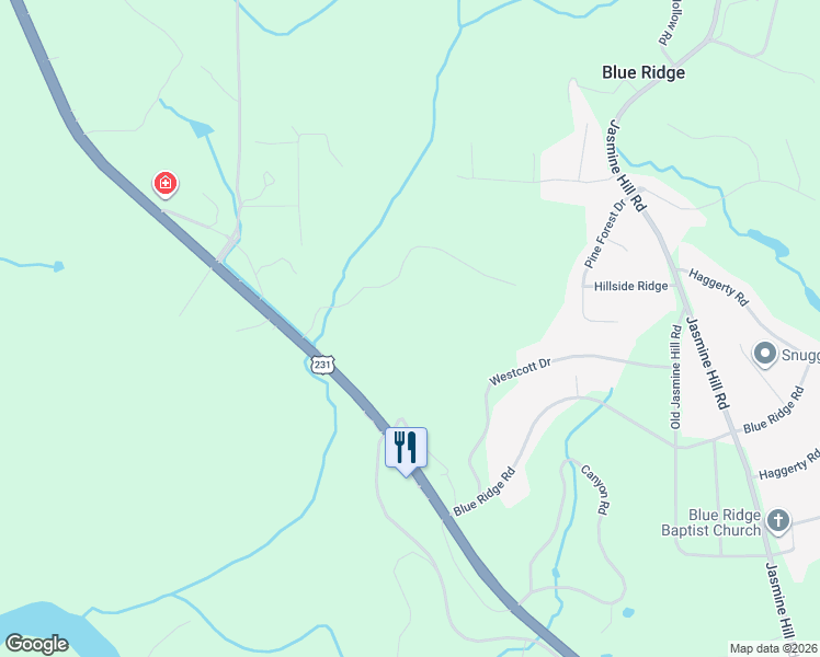 map of restaurants, bars, coffee shops, grocery stores, and more near 120 Covered Bridge Road in Wetumpka