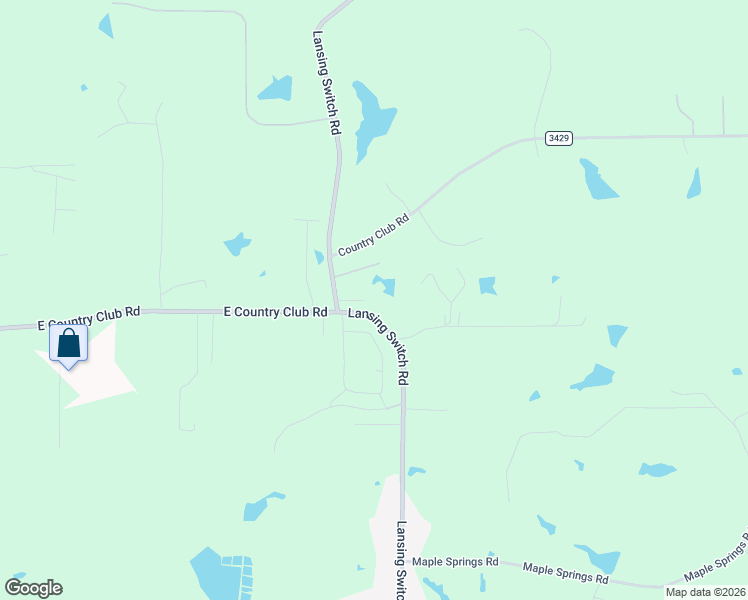 map of restaurants, bars, coffee shops, grocery stores, and more near 1837 Lansing Switch Road in Longview