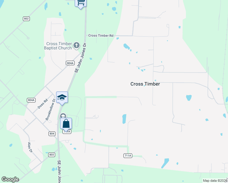 map of restaurants, bars, coffee shops, grocery stores, and more near 7791 Weatherby Road in Burleson