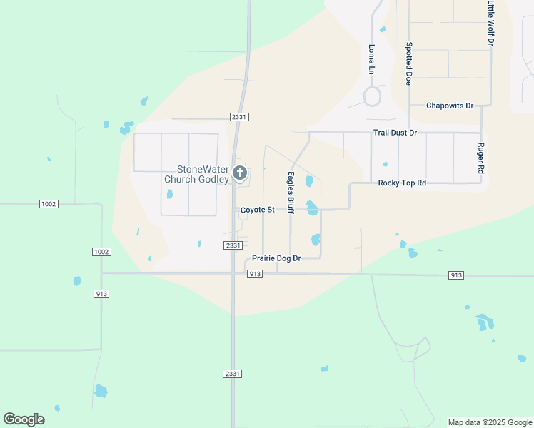 map of restaurants, bars, coffee shops, grocery stores, and more near 12520 Yellowstone Street in Godley