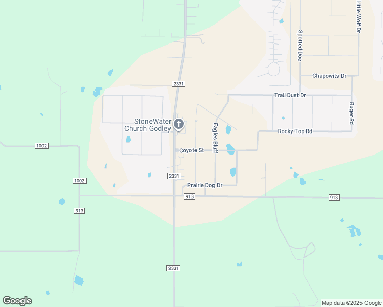 map of restaurants, bars, coffee shops, grocery stores, and more near 12520 Yellowstone Street in Godley