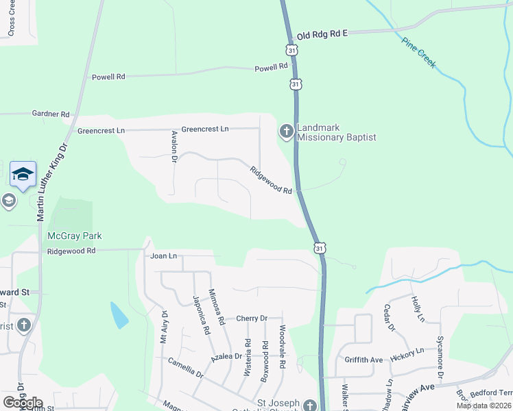 map of restaurants, bars, coffee shops, grocery stores, and more near 221 Sweetbriar Lane in Prattville