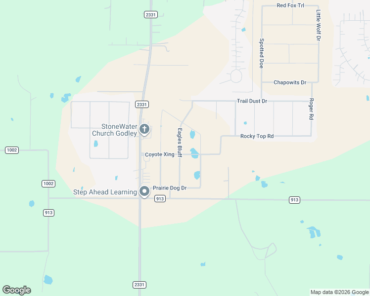 map of restaurants, bars, coffee shops, grocery stores, and more near 12609 Eagles Bluff in Godley