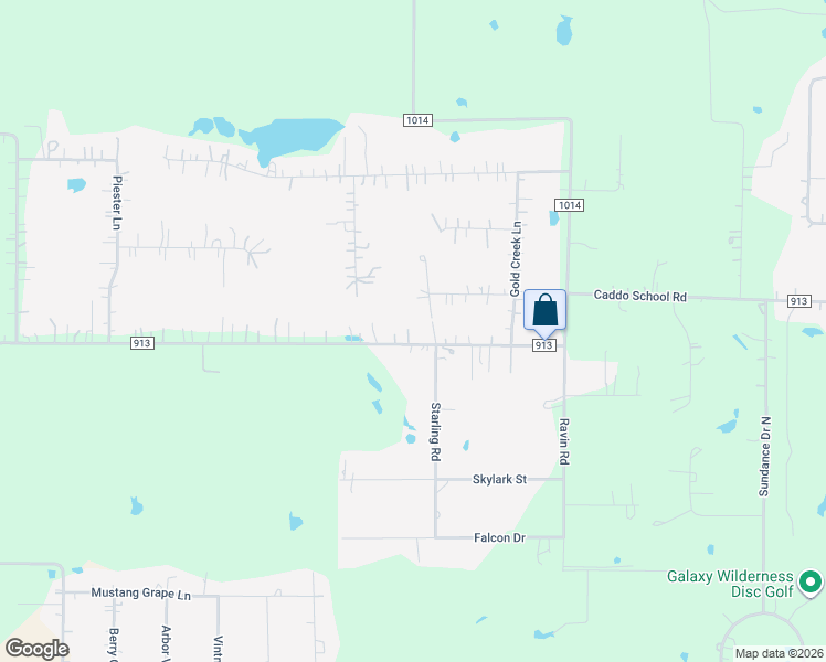 map of restaurants, bars, coffee shops, grocery stores, and more near 3908 County Road 913 in Joshua