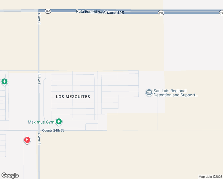map of restaurants, bars, coffee shops, grocery stores, and more near County 24th Street in Somerton