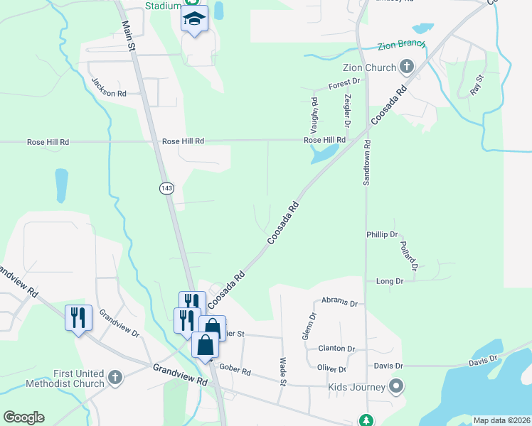map of restaurants, bars, coffee shops, grocery stores, and more near 145 Bishop Court in Millbrook