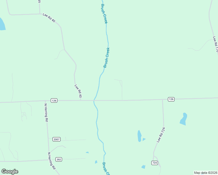 map of restaurants, bars, coffee shops, grocery stores, and more near 1285 Lee County 126 in Salem