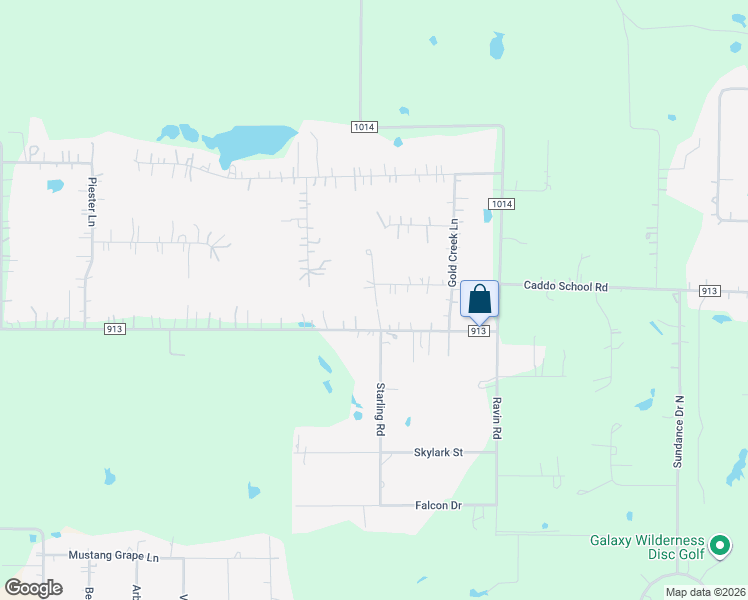 map of restaurants, bars, coffee shops, grocery stores, and more near 3908 County Road 913 in Joshua