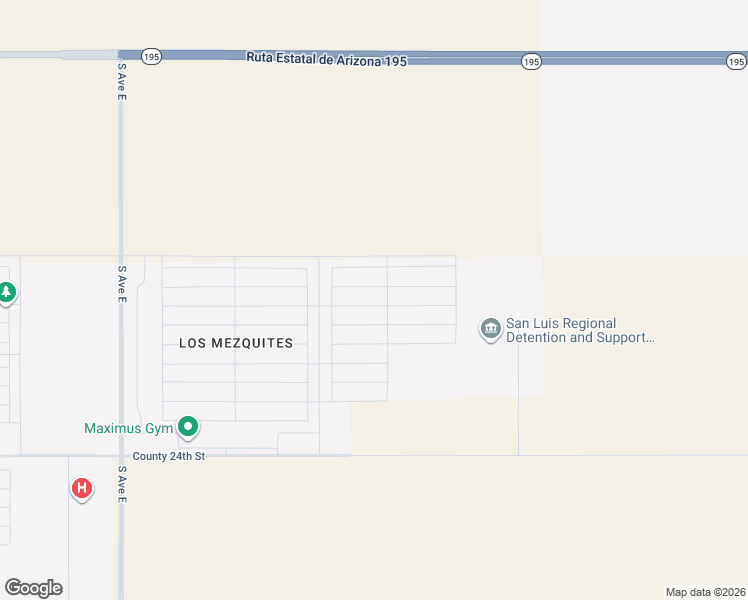 map of restaurants, bars, coffee shops, grocery stores, and more near County 24th Street in Somerton