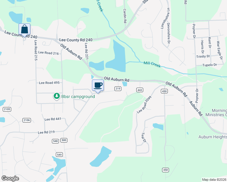 map of restaurants, bars, coffee shops, grocery stores, and more near Wilson Dr in Phenix City