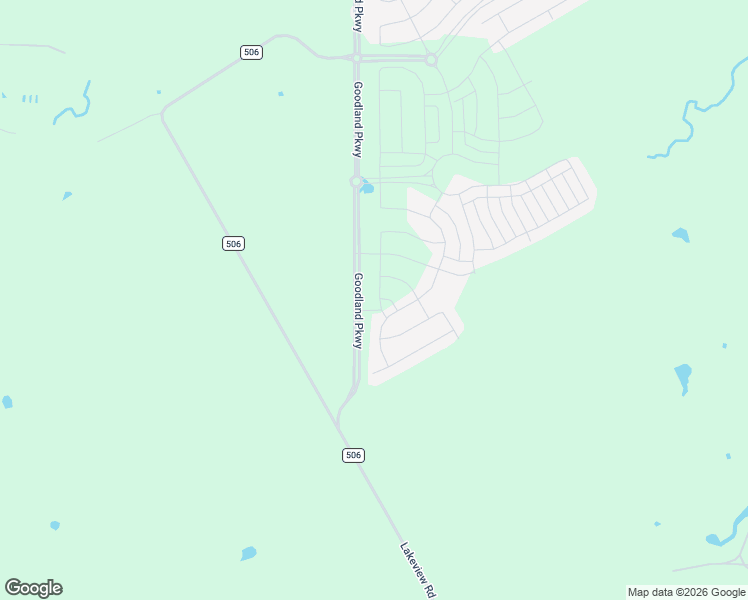 map of restaurants, bars, coffee shops, grocery stores, and more near County Road 506 in Venus