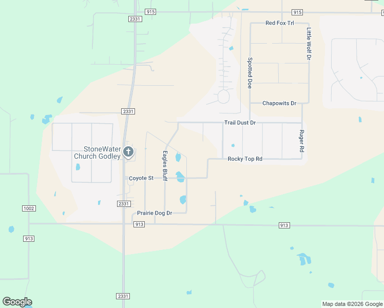 map of restaurants, bars, coffee shops, grocery stores, and more near 12656 Farm to Market Road 2331 in Godley