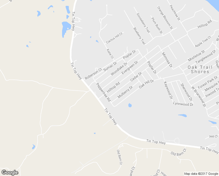 map of restaurants, bars, coffee shops, grocery stores, and more near 3608 Evergreen Drive in Granbury