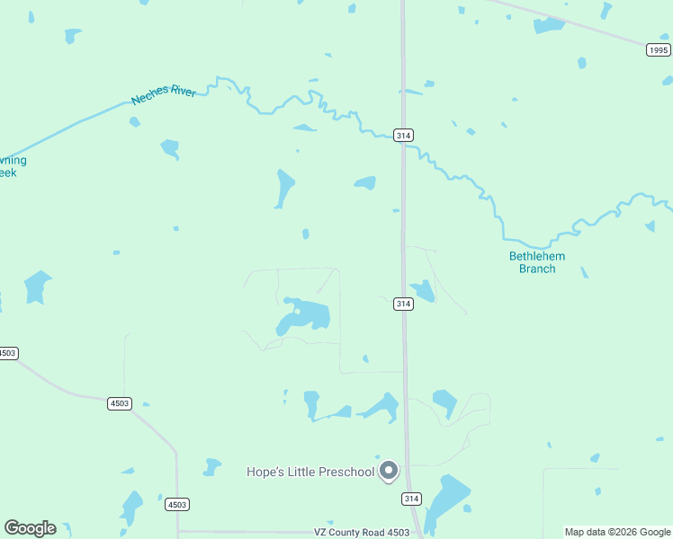 map of restaurants, bars, coffee shops, grocery stores, and more near 295 Private Road 8505 in Van