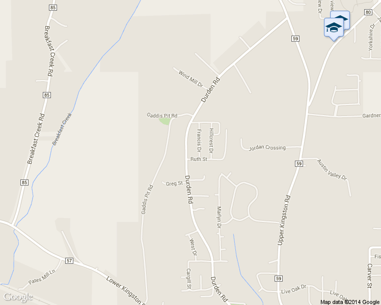 map of restaurants, bars, coffee shops, grocery stores, and more near 702 Durden Rd in Prattville