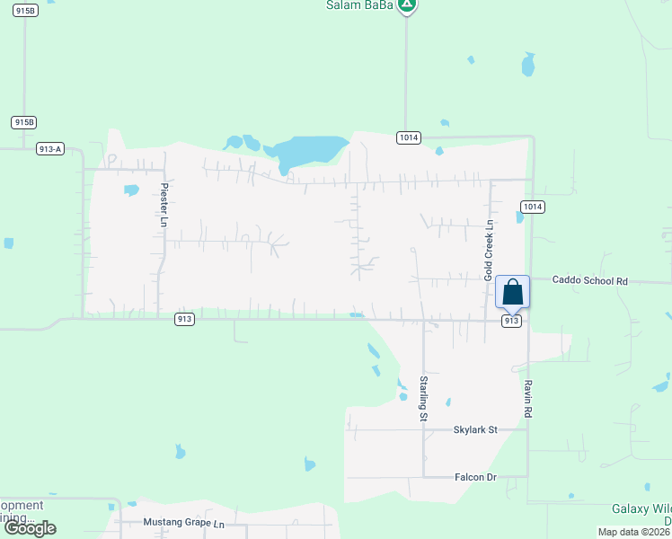 map of restaurants, bars, coffee shops, grocery stores, and more near 7505 Cope Court in Joshua