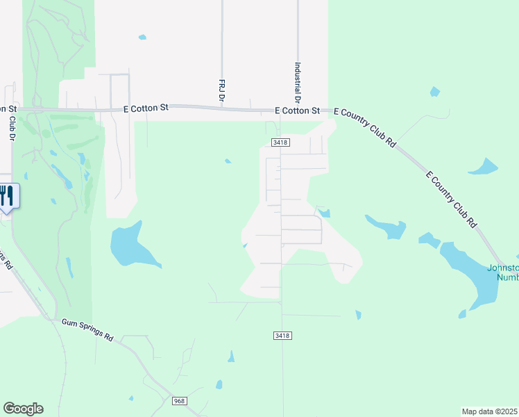 map of restaurants, bars, coffee shops, grocery stores, and more near 1814 Redmon Road in Longview