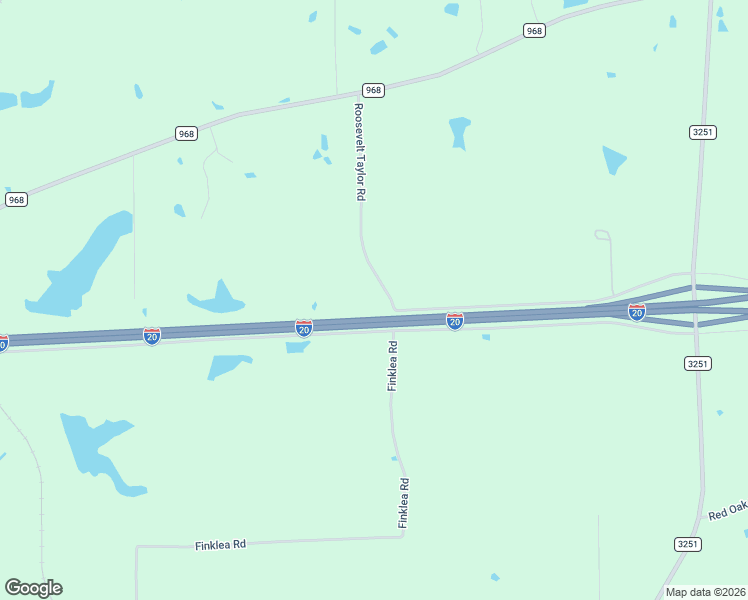 map of restaurants, bars, coffee shops, grocery stores, and more near Roosevelt Taylor Road in Marshall