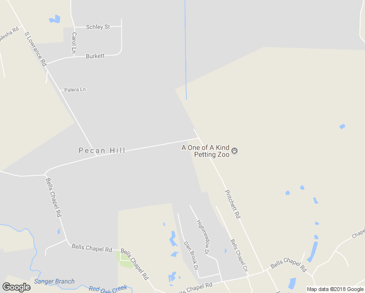 map of restaurants, bars, coffee shops, grocery stores, and more near 357 Rockett Lane in Red Oak