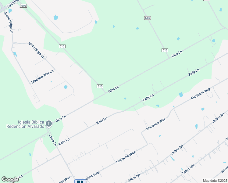 map of restaurants, bars, coffee shops, grocery stores, and more near 9008 County Road 513 in Alvarado