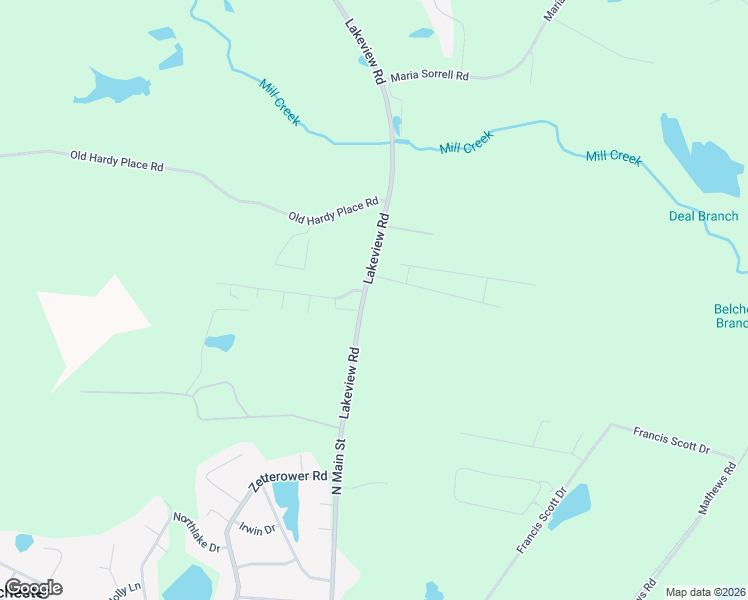 map of restaurants, bars, coffee shops, grocery stores, and more near 390 Lakeview Rd in Statesboro