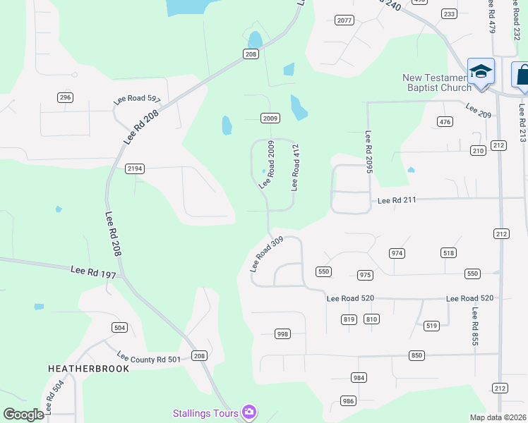 map of restaurants, bars, coffee shops, grocery stores, and more near 427 Lee Road 412 in Phenix City